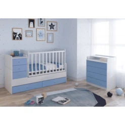 Polini Kids Cambiador Para Bebés Simple 1580 Blanco-azul -Bebé Muebles Tienda polini kids cambiador para bebes simple 1580 blanco azul a265055 2