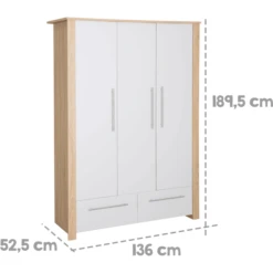 Roba Armario Matilda 3 Puertas 10 Roba Armario Matilda 3 Puertas -Bebé Muebles Tienda roba armario matilda 3 puertas a317521 3