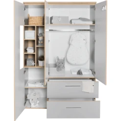 ROBA Armario Tobi 3 Puertas -Bebé Muebles Tienda roba armario tobi 3 puertas a280686 4
