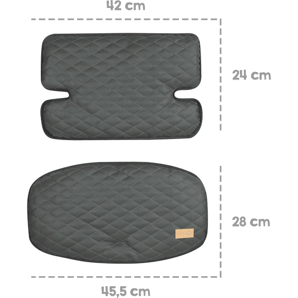 Roba Asiento Reductor 2 Piezas Sit Up Luxe Grafito Acolchado 7 Roba Asiento Reductor 2 Piezas Sit Up Luxe Grafito Acolchado - Imagen 5