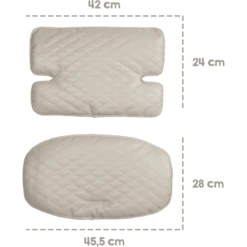 Roba Asiento Reductor 2 Piezas Sit Up Luxe Grisáceo Acolchado -Bebé Muebles Tienda roba asiento reductor 2 piezas sit up luxe grisaceo acolchado a411693 4