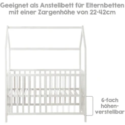 Roba Cama De Casa 60 X 120 Cm Blanca -Bebé Muebles Tienda roba cama de casa 60 x 120 cm blanca a307703 4