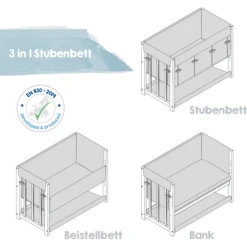 Roba Cuna Little Stars 3 En 1 Blanco -Bebé Muebles Tienda roba cuna little stars 3 en 1 blanco a303907 1