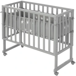 Roba Moisés Y Cuna Colecho Safe Asleep 3in1 Little Stars Con Barrera -Bebé Muebles Tienda roba moises y cuna colecho safe asleep 3in1 little stars con barrera a308670 4