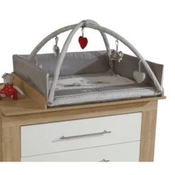 ROBA Nido Infantil Jumbotwins, Gris Blanco, Con Barra De Juegos -Bebé Muebles Tienda roba nido infantil jumbotwins gris blanco con barra de juegos a097648 4