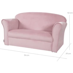 Roba Sofá Para Niños, Mauve -Bebé Muebles Tienda roba sofa para ninos mauve a313265 3