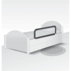 Safety 1st Barrera De Cama Portátil Gris -Bebé Muebles Tienda safety 1st barrera de cama portatil gris a212748 2