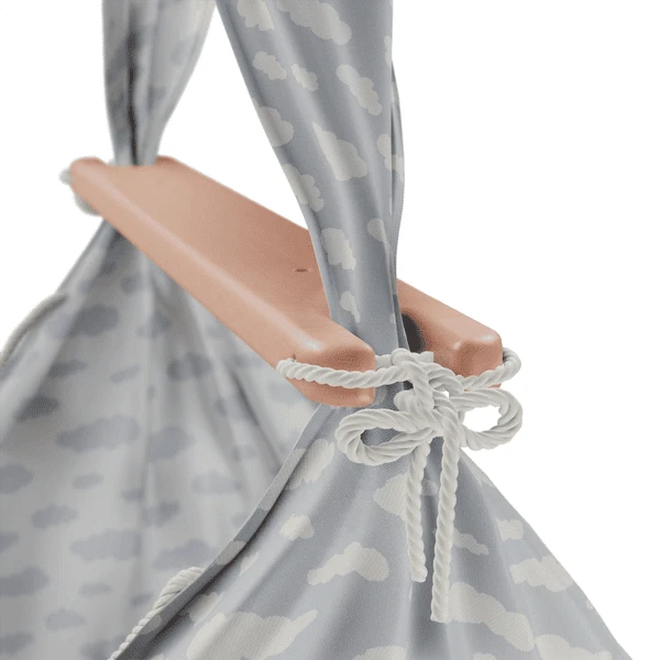 SCHMUSEWOLKE Cuna Colgante Clouds BabyBlue Con Abrazadera De Puerta Beige 7 SCHMUSEWOLKE Cuna Colgante Clouds BabyBlue Con Abrazadera De Puerta Beige - Imagen 5