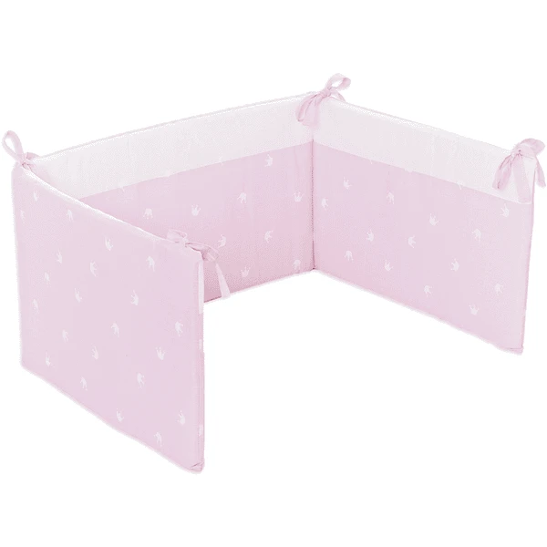 Träumeland Juego De Cama 3 Uds. 100 X 135cm Corona Rosa 4 Träumeland Juego De Cama 3 Uds. 100 X 135cm Corona Rosa - Imagen 2