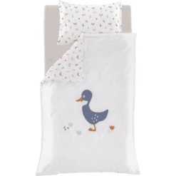 Träumeland Ropa De Cama Cock-a-doodle-doo 100 X 135 Cm -Bebé Muebles Tienda traeumeland ropa de cama cock a doodle doo 100 x 135 cm a408894 3