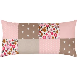 Ullenboom Patchwork Funda De Cojín 40 X 80 Cm Sand Ardilla -Bebé Muebles Tienda ullenboom patchwork funda de cojin 40 x 80 cm sand ardilla a279577 2